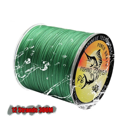 12 Strands Braided Multifilament Fishing Line